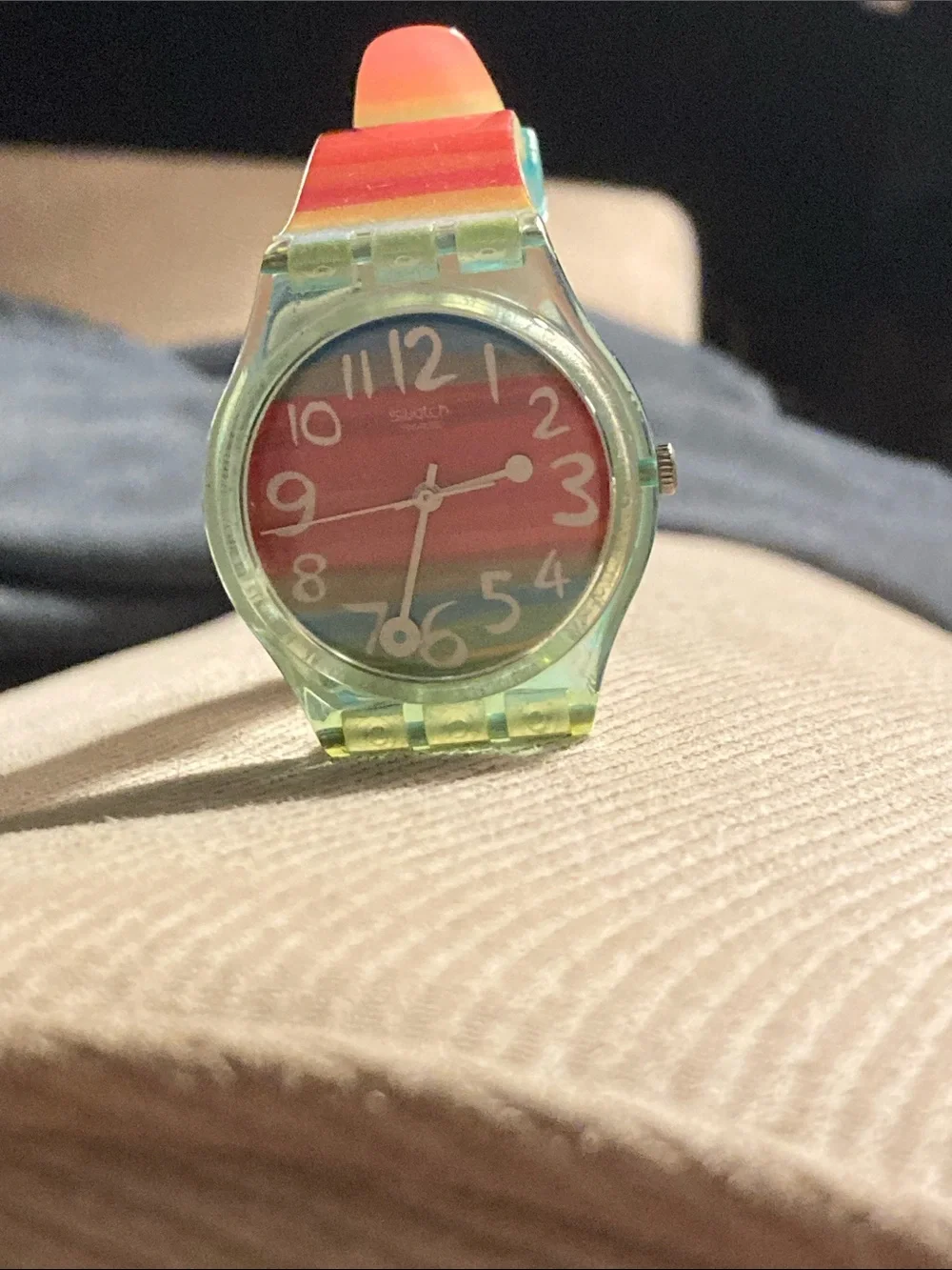 Women’s Swatch Watch ‘Color the Sky’ GS124 Swiss *w/extra band*